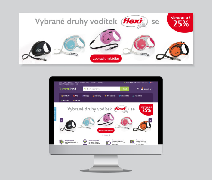 Webové bannery flexi vodítka