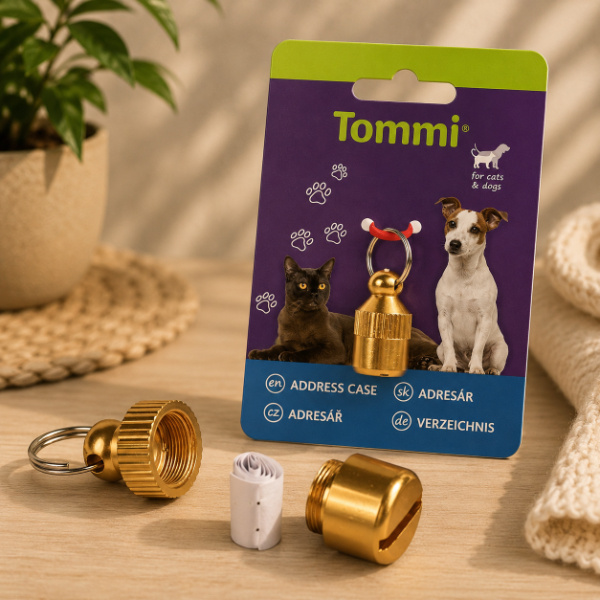 Obal Tommi CZ - adresář na obojek